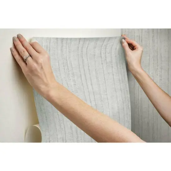 RoomMates Crackled Stria Texture Peel & Stick Wallpaper Beige {11}