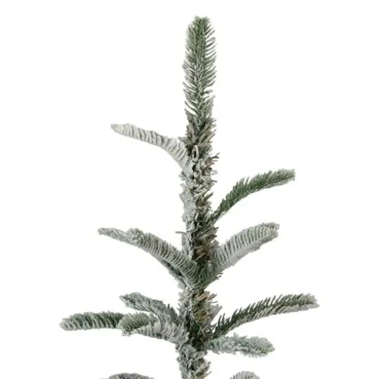 9ft. Unlit Real Touch&trade; Flocked Nordmann Fir Artificial Christmas Tree {5}
