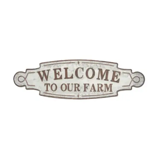 Brown Metal Farmhouse Sign Wall D&eacute;cor {1}