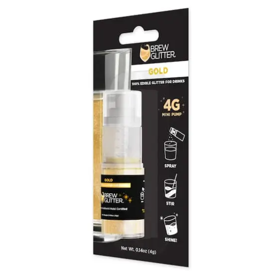 Bakell&reg; Brew Glitter&reg; Edible Drink Glitter Gold {7}