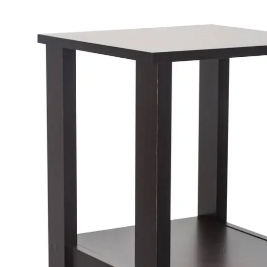 Organize It All 40" Espresso 3-Shelf Ambassador Floor Cabinet {9}