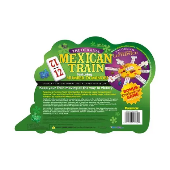 Puremco The Original Mexican Train Deluxe Set with Bonus Chickenfoot&reg; Game {3}
