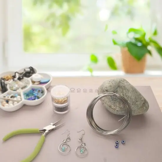 The Beadsmith&reg; Wire Elements&trade; 21 Gauge Tarnish Resistant Square Soft Temper Wire, 4yd. Titanium {4}