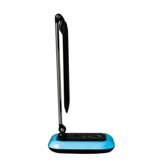 OttLite Wellness Series 17" Glow LED Black Desk Lamp with Color Changing Base {6}