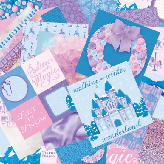 6" x 6" Frosted Fairytale Double-Sided Paper Pad, 24 Sheets by Recollections&trade; {4}