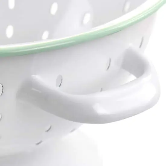 Martha Stewart 5qt. White Enamel on Steel Colander {5}