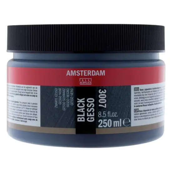 Amsterdam 250ml Black Gesso {1}