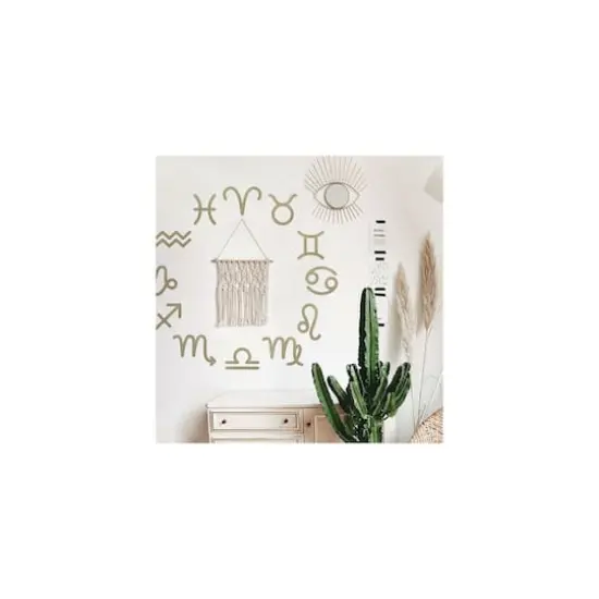 RoomMates Metallic Zodiac Peel & Stick Giant Wall Decals {4}