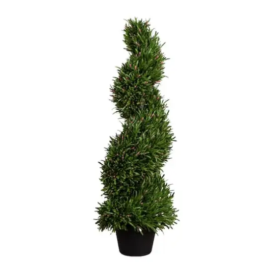 3ft. UV Resistant Artificial Rosemary Spiral Topiary Tree (Indoor/Outdoor) {1}