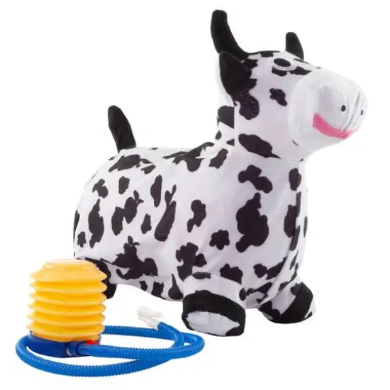 Toy Time Inflatable Bouncy Cow {9}