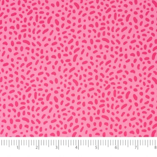 SINGER Tonal Spots Pink Cotton Fabric {3}
