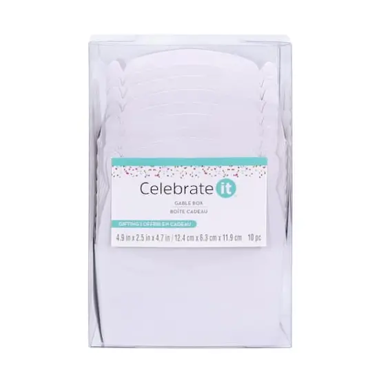 Gable Boxes by Celebrate It&trade; White {7}
