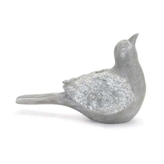 Faux Stone Garden Bird Figurines Set {3}