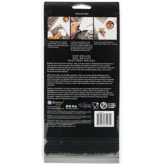 Redesign with Prima&reg; Decor Mould&reg; Delicate Floral Strands Silicone Mold {3}