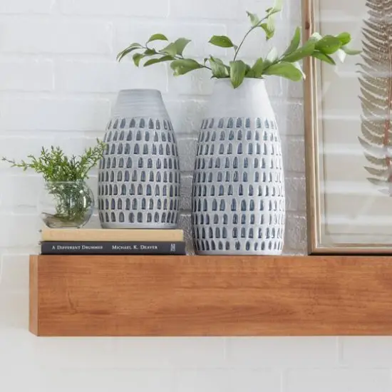 Gray Ceramic Contemporary Vase Set {8}