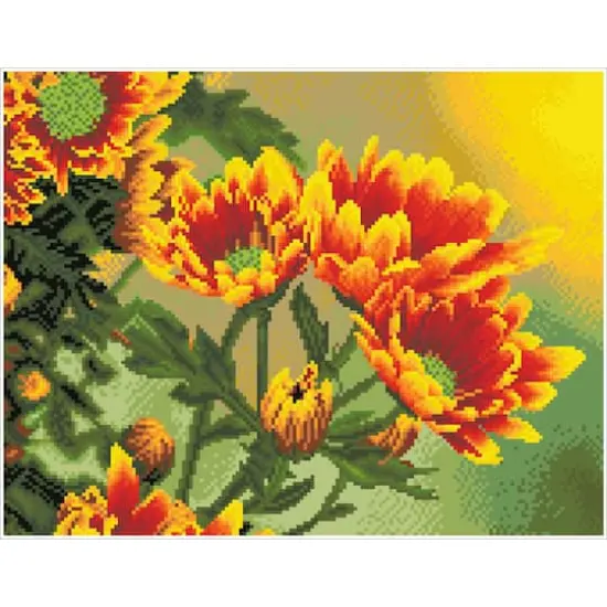 Diamond Dotz&reg; Intermediate Field Daisies Diamond Painting Kit {3}