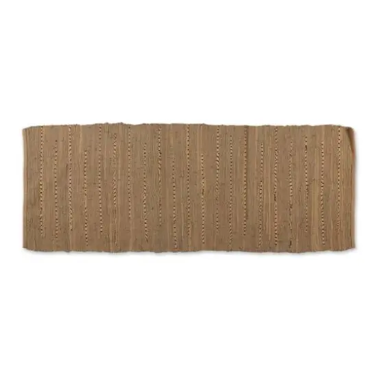 DII&reg; Taupe Rag Rug, 2ft. x 6ft. {1}