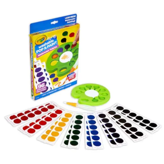 Crayola&reg; Pop & Paint Washable Watercolor Palette {1}