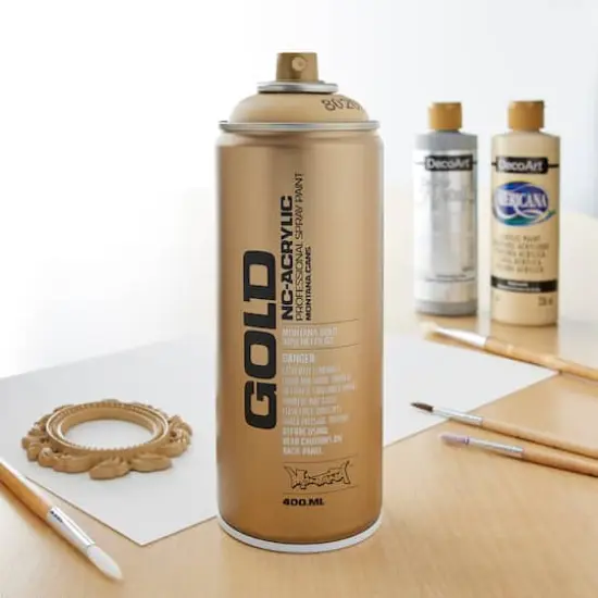 Montana&trade; Gold Acrylic Professional Spray Paint G8020 Sahara Beige {4}