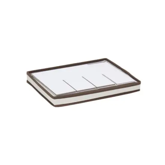 Household Essentials Champagne Glassware Storage Box White {5}