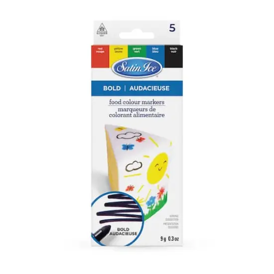 Satin Ice&reg; Bold Food Color Markers Set {1}