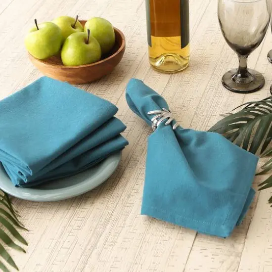 DII&reg; Solid Oversized Napkin, 6ct. Teal {6}