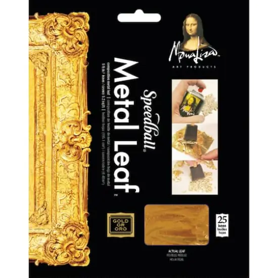 Mona Lisa&trade; Metal Leaf&trade; Gold Metal Leafing Sheets {1}