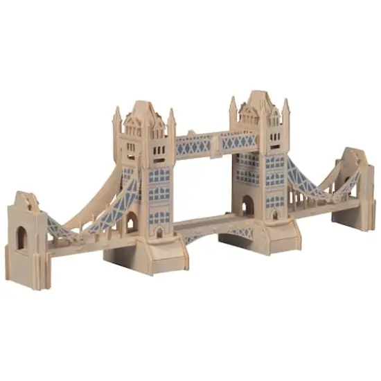 London Tower Bridge Wooden 104 Piece 3D Puzzle {1}