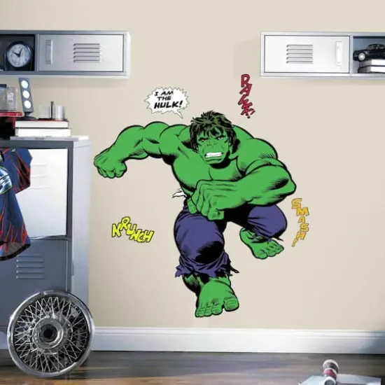 RoomMates Classic Hulk Comic Peel & Stick Giant Decals {5}