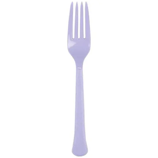 JAM Paper Premium Utensils Plastic Forks Party Pack, 48ct. Lilac Purple {3}