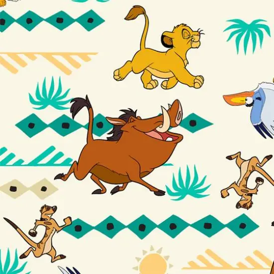 Disney&reg; Lion King Simba Geometric Print Cotton Fabric {1}