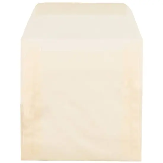 JAM Paper 8.5" x 8.5" Translucent Vellum Invitation Envelopes, 50ct. Spring Ochre {4}
