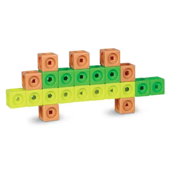 Learning Resources Mathlink Cubes Kindergarten Math Activity Set: Dino Time! {4}