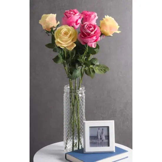 DII&reg; Yellow Flower Open Rose Set, 6ct. {4}
