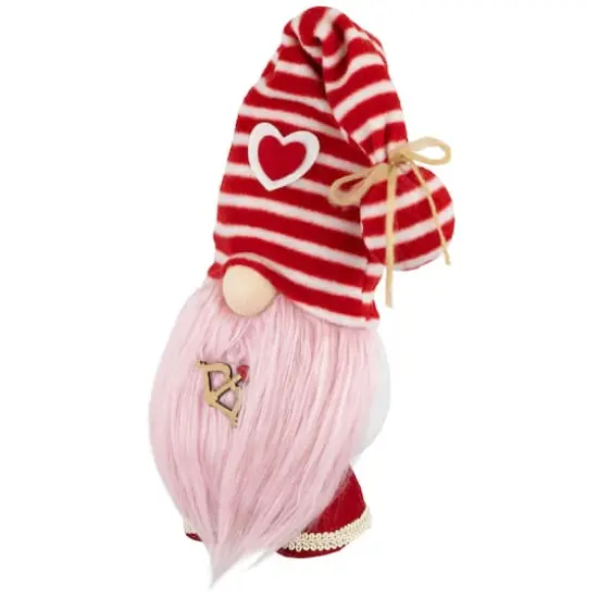 19" Pink Plush Bow & Arrow Valentine's Day Gnome {4}
