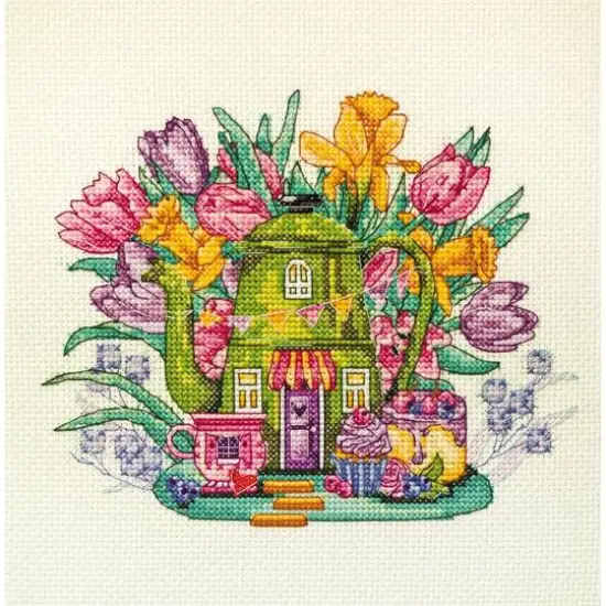 Abris Art Berry Cupcake Cross Stitch Kit {1}