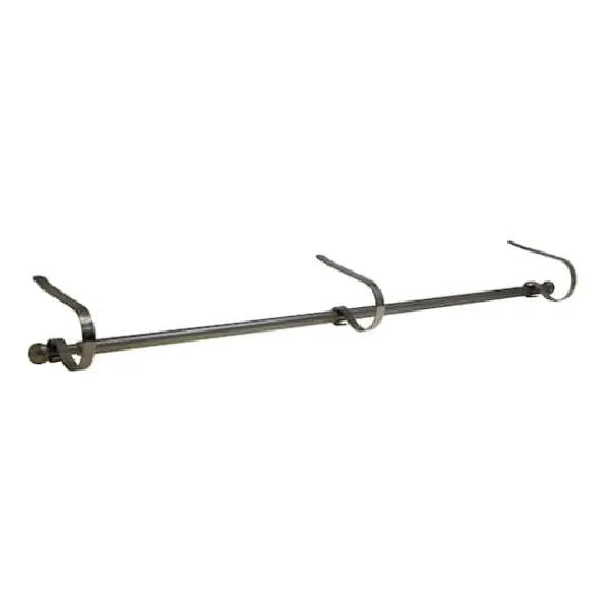 Original MantleClip&reg; Pewter Stocking Rod {1}