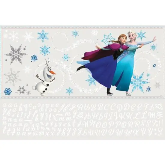 RoomMates Frozen Custom Headboard Peel & Stick Giant Wall Decals {3}