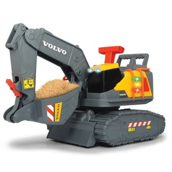 Dickie Toys 12" Volvo Excavator Construction Truck {4}
