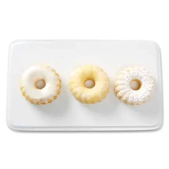 6-Cavity Metal Reinforced Silicone Mini Fluted Cake Pan by Celebrate It&reg; {5}
