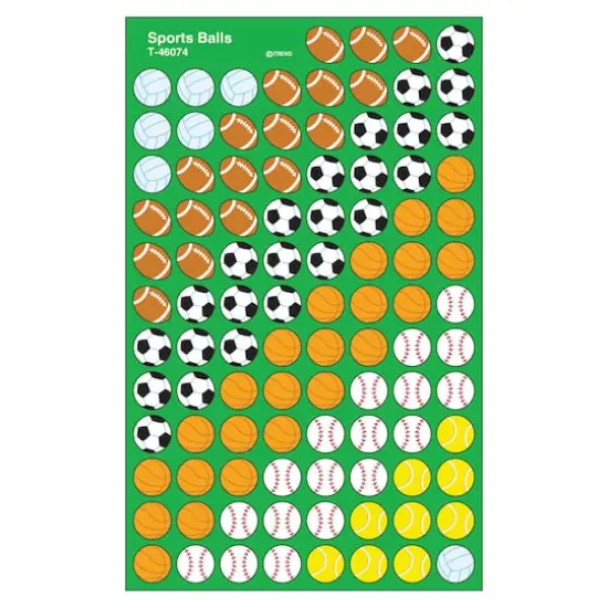 Trend Enterprises&reg; Sports Balls superShapes&reg; Stickers, 800ct. {1}