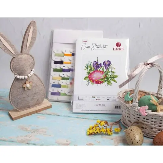 Luca-S Easter Egg Counted Cross Stitch Kit {8}