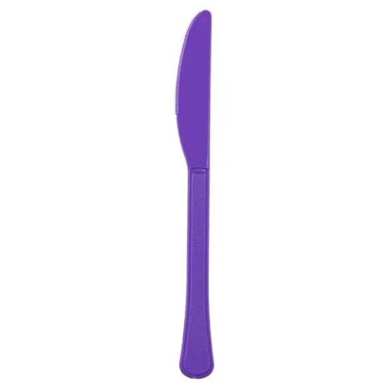 JAM Paper Premium Utensils Plastic Knives Party Pack, 48ct. Light Purple {1}