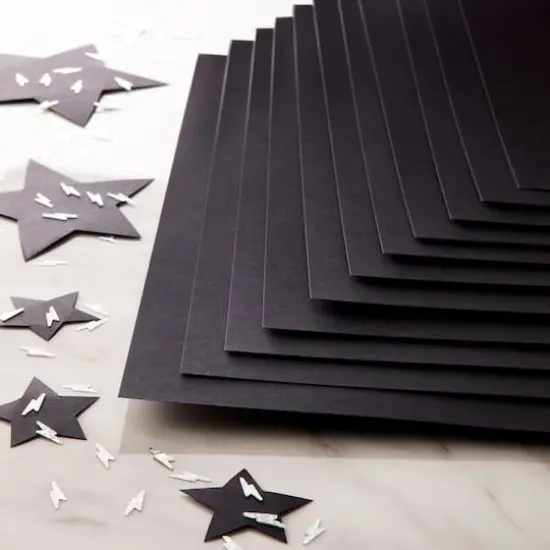Black 12" x 12" Cardstock Paper by Recollections™, 100 Sheets {3}