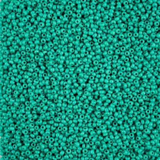 John Bead Terra Intensive 10/0 Czech Glass Seed Beads, 500g Dark Green Matte {1}