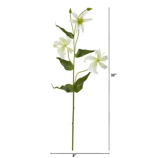 Gloria Lily Artificial Flower Stem, 4ct. {3}