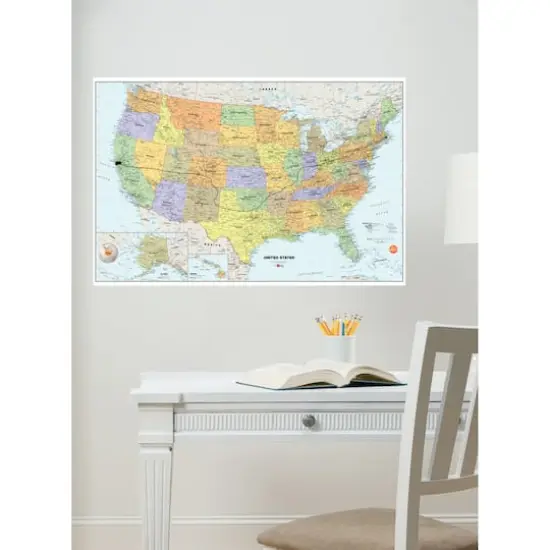 WallPops Dry Erase USA Map {5}