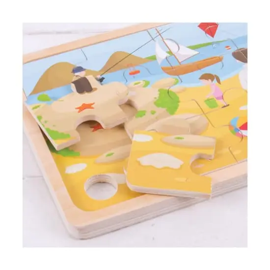 At the Seaside Wooden 24 Piece Tray Puzzle {4}