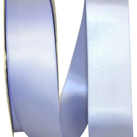 JAM Paper 1.5"x 50yd. Double Face Satin Ribbon Iris {1}