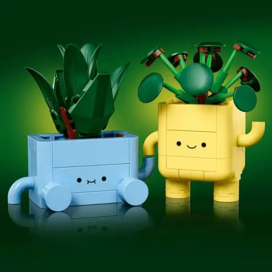 LEGO&reg; Botanicals Happy Plants Shelf Decor 10349 {7}